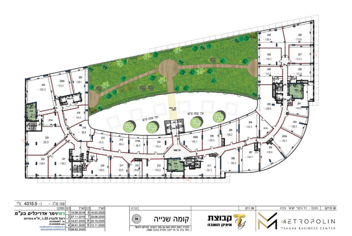 משרדים 121 מ"ר במטרופולין נתניה- איציק תשובה