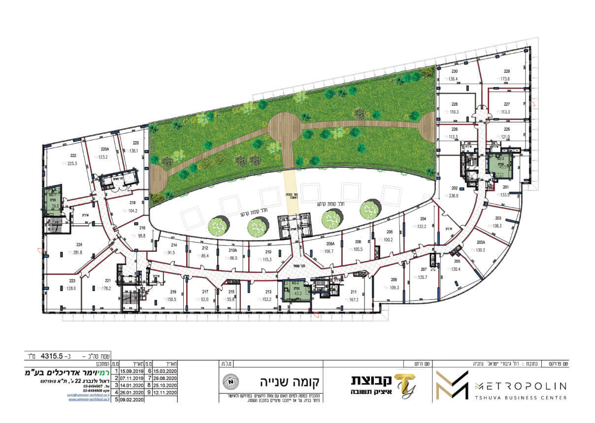 משרדים 121 מ"ר במטרופולין נתניה- איציק תשובה